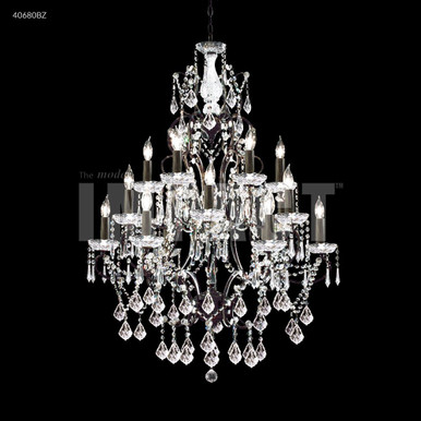 Charleston 18 Light Chandelier 46 Inch Tall and 33 Inch Wide by James Moder - 40680BZ77