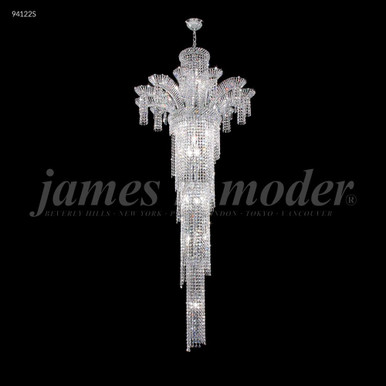 Princess 22 Light Entry Chandelier 80 Inch and 32 Inch Wide by James Moder - 94122S77