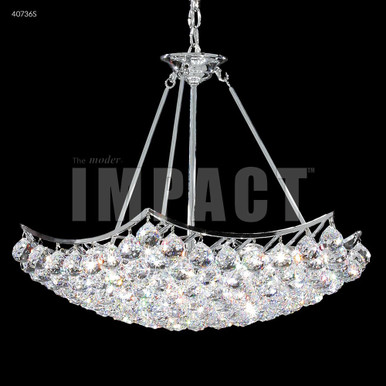 Cascade 9 Light Chandelier 21 Inch Tall and 26 Inch Wide by James Moder - 40736S77