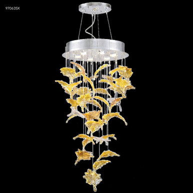 Autumn Leaf 6 Light Dining Chandelier 38 Inch X 23 Inch Wide by James Moder - 97063