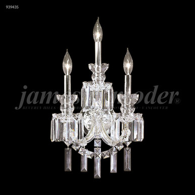 Buckingham 3 Light Wall Sconce 20 Inch Tall and 12 Inch Wide by James Moder - 93943S77