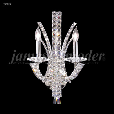 Eclipse Fashion 2 Light Wall Sconce 16 Inch and 11 Inch Wide by James Moder - 95632S77