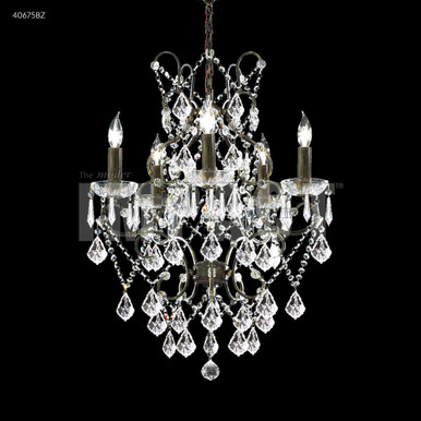 Charleston 5 Light Chandelier 30 Inch Tall and 20 Inch Wide by James Moder - 40675BZ77