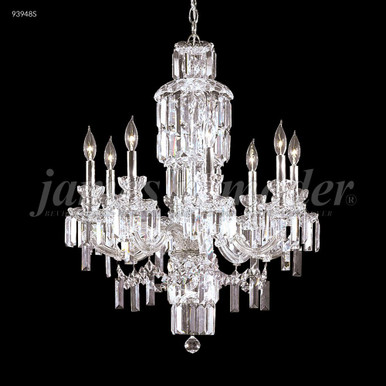 Buckingham 8 Light Chandelier 30 Inch Tall and 26 Inch Wide by James Moder - 93948S77