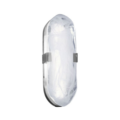 Willmina 15W 1 LED Wall Sconce 12 Inch Tall and 4.25 Inch Wide by Dainolite - WLA-1215LEDW-PC