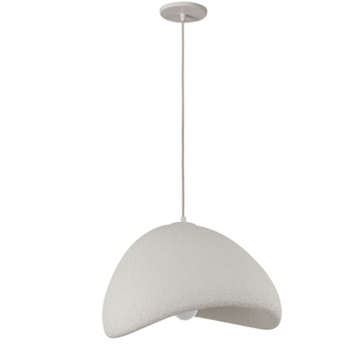 Pilar 1 Light Pendant 12 Inch Tall and 19.75 Inch Wide by Dainolite - PLR-191P
