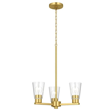 Stamos 3 Light Chandelier 15.5 Inch Tall and 18 Inch Wide by Kichler - 52435_1