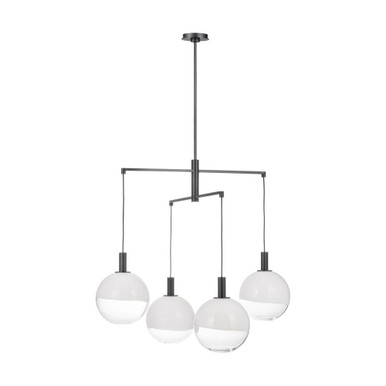 Torian 4 Light Chandelier 29.88 X 32.5 Inch Wide by Visual Comfort Studio - SLC1044