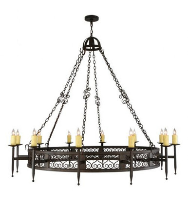 Toscano 12 Light Chandelier 67.5 x 71.5 Inches Wide by Meyda Tiffany - 142552