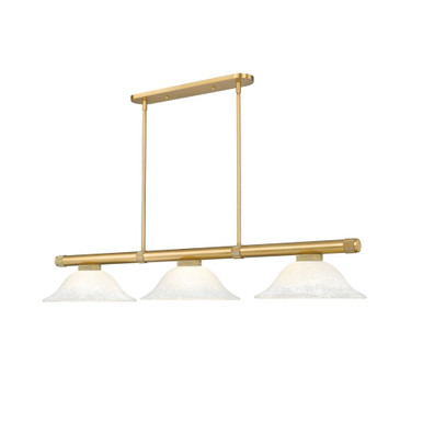 Vanguard 3 Light Billiard 8.5 Inch Tall and 16 Inch Wide by Z Lite - 3050-3-16