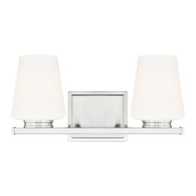 Nextra 2 Light Bath Vanity 8 Inch Tall and 16 Inch Wide by Z Lite - 7703-2V
