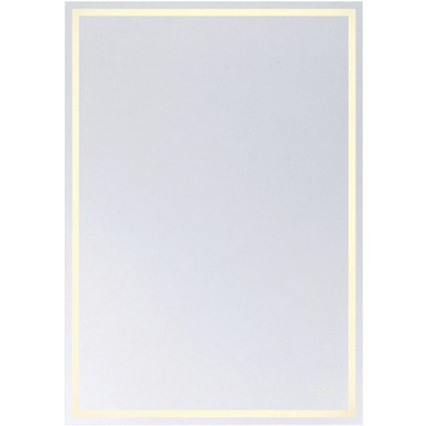 Beckett 84W 1LED Rectangle Frontlit Mirror 60 X 42 Inch Wide by Savoy House - 2-1235-42X60