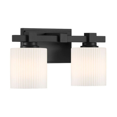 Abelson 2 Light Bath Vanity 7.75 Inch Tall and 14 Inch Wide by Millennium - 23102