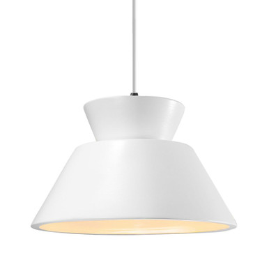 Radiance Trapezoid 1 Light Cord Pendant 8.5 X 14 Inch by Justice Design - CER-6423_1