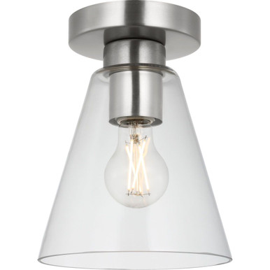 Senda 1 Light Flush Mount 9 Inch Tall and 7.13 Inch Wide By Generation - PLFM102