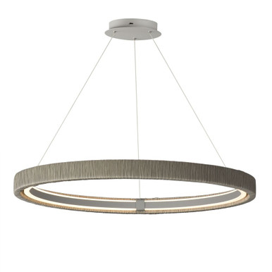 Kaia 45W 1 LED Ring Pendant 36 Inch Tall and 2.5 Inch Wide by ET2 - E22963