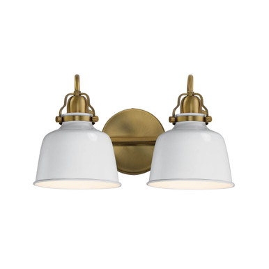 Hollis 2 Light Wall Sconce 15.25 Inch Tall and 9 Inch Wide by Maxim - 21422GWNAB