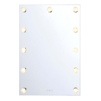 Starlight 2.5W 11 LED Lighted Mirror 36 Inch Tall X 24 Inch Wide by Golden - 8195-24M WHT-A