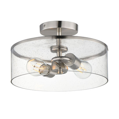 Livingston 2 Light Flush Mount 11.75 Inch Tall and 7 Inch Wide by Maxim - 10469