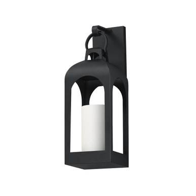 Marrakech 1 Light Medium Outdoor Wall Mount 6.5 and 19 Inch Wide by Maxim - 30892SWBK