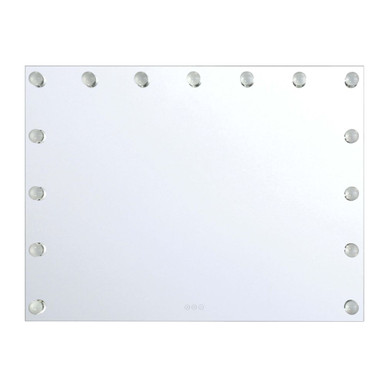 Starlight 2.5W 15 LED Lighted Mirror 36 Inch Tall X 48 Inch Wide by Golden - 8195-48M WHT-A