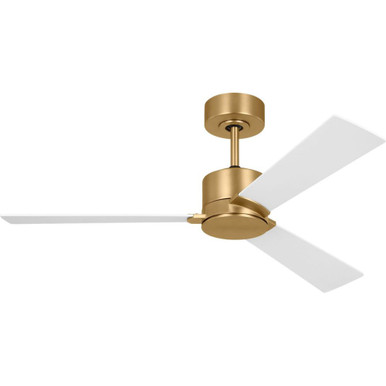 Rozzen 3 Blade Ceiling Fan 12.59 Inch X 44 Inch Wide by Visual Comfort Fan - 3RZR44BBS
