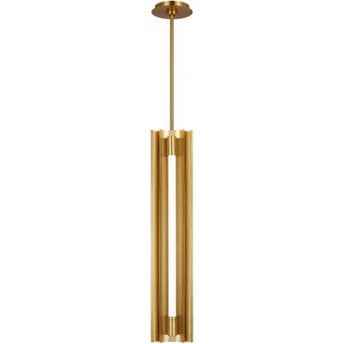 Carson 40W 1 LED Narrow Pendant 28X5.38 Inch Wide by Visual Comfort Studio - KP1084