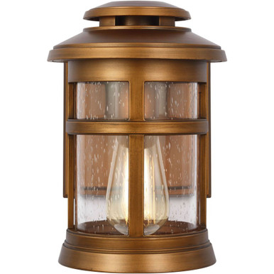 Newport 1 Light Outdoor Wall Lantern 9 Inch Tall by Visual Comfort Studio - OL14300NCP