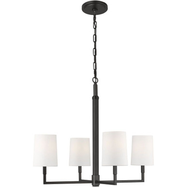 Danica 4 Light Chandelier 23.5 Inch X 27 Inch Wide by Visual Comfort Studio - TC1194