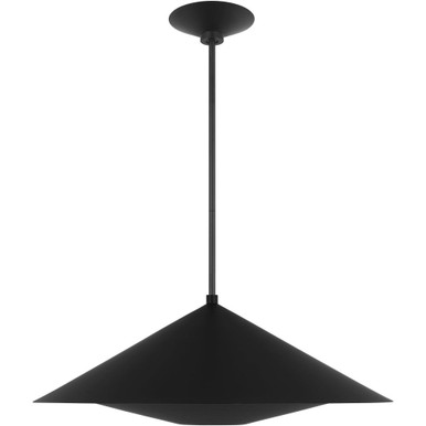Echo 1 Light Pendant 8.63 Inch Tall X 24 Inch Wide by Visual Comfort Studio - KP1171MBK