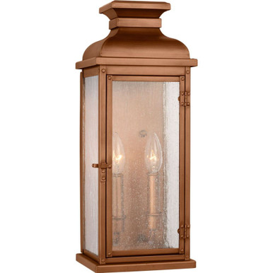 Pediment 2 Light Outdoor Wall Lantern 18.13 Inch by Visual Comfort Studio - OL11101NCP