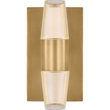 Lassell 7.2W 2 LED Single Short Wall Sconce 5.6 In by Visual Comfort Modern - SLWS31327