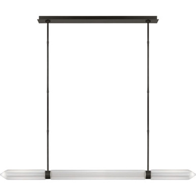 Langston 21.6W 1 LED Linear Suspension 61 Length by Visual Comfort Modern - AKLS286
