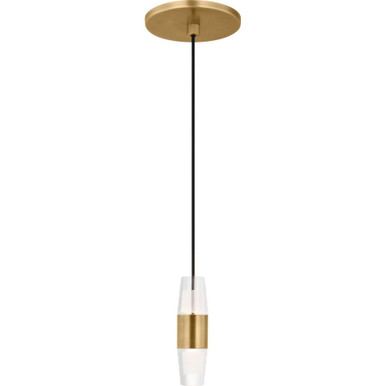 Lassell 3.6W 1 LED Short Pendant 5.8X1.7 Inch Wide by Visual Comfort Modern - SLPD38127