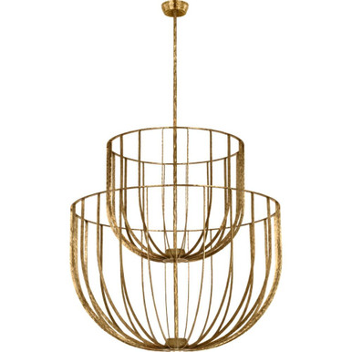 Sanchi 25.8W 3 LED 2 Tier Chandelier 35 and 36 by Visual Comfort Modern - SLCH33027