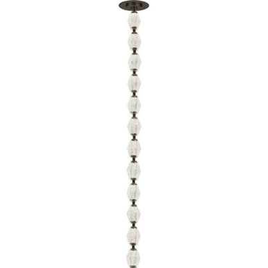 Collier 12.3W 1 LED Surface Pendant 38.9 and 2 by Visual Comfort Modern - 700CLR36-S