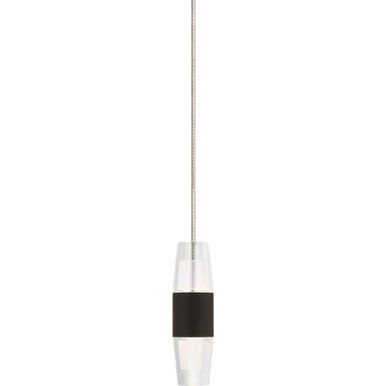 Lassell 3.6W 1 LED Monorail Short Mini Pendant by Visual Comfort Modern - SLPD395MO