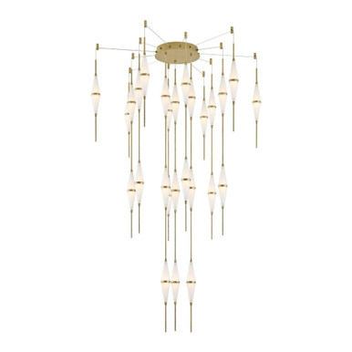 Cygnus 174W 27 LED Chandelier 69.5 Inch Tall X 44.25 Inch Wide by Sonneman - 7717.39-MB