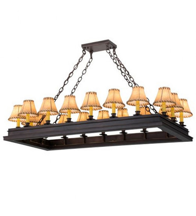 Mezek 18 Light Oblong Chandelier 29 x 27 Inches Wide by Meyda Tiffany - 172608
