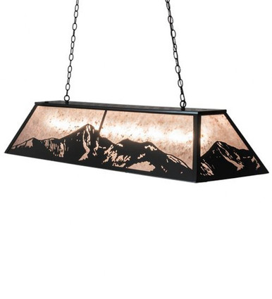 Mountain Range 9 Light Oblong Pendant 25 x 17 Inches by Meyda Tiffany - 236966