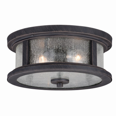 Cumberland 2 Light 10 Inch Wide Outdoor Flush Mount by Vaxcel - T0290