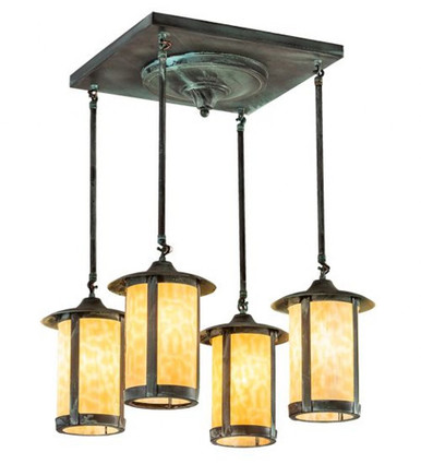 Fulton Prime 4 Light Semi Flush Mount 28.5 x 26.5 Inches by Meyda Tiffany - 211591