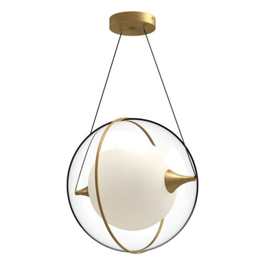 Aries 21W LED Medium Pendant by Kuzco PD76716-BG-UNV - PD76716-BG-UNV