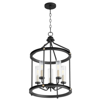Empire 5 Light Small Foyer Chandelier by Quorum - 829-5-6980