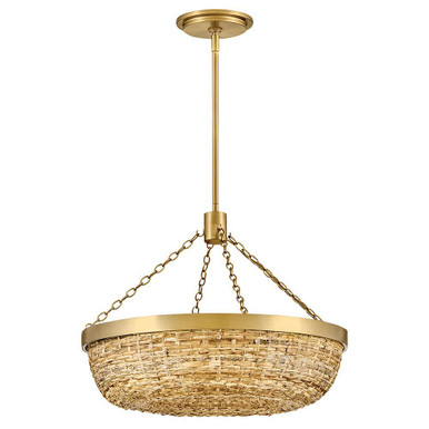 Sanibel 5W 4 LED Convertible Semi Flush Mount 20 Inch Wide by Hinkley - 48423LCB-NAT