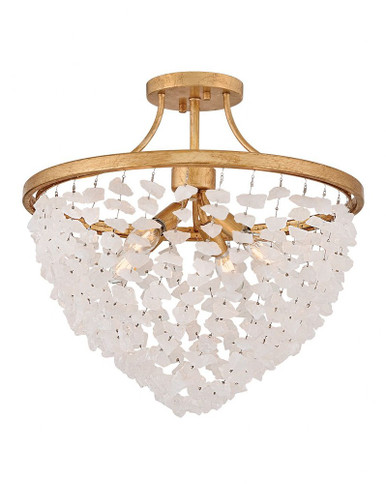 Myra 20W 4 LED Medium Semi Flush Mount 18 Inch Wide by Fredrick Ramond  - FR41593DA