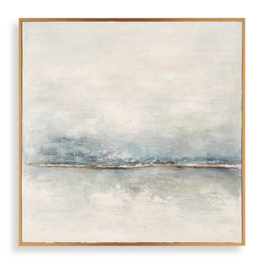 Foggy Morning Abstract Art 49.5 Inches Tall X 49.5 Inches Wide by Uttermost - 32375