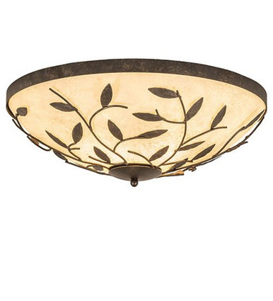 Branches 3 Light Flush Mount 8.5 x 24 In by Meyda Tiffany - 121331