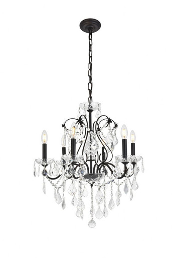 St. Francis 6 Light Medium Chandelier by Elegant V2015D24 - V2015D24