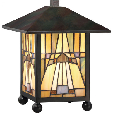 Inglenook 1 Light Portable Desk Lamp by Quoizel  - TFIK6111VA